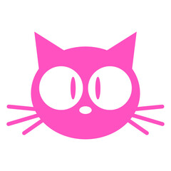 Crazy Cat Weird Funny Eyes Cool Grimace Cartoon Cute Meow Cats Cartoon Comic Fun Design Purr Cat Lovers Who Love Sweet Kittens Adorable Feline Playful Kitties Fur Baby Illustration Paw Pet Owners Like