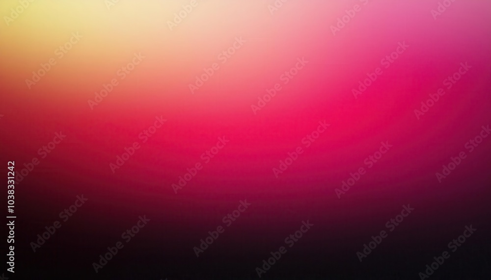 Aufkleber Soft Yellow to Pink Gradient Texture. Vibrant Blurred Abstract Background with Smooth Color Transition Creative Design, Branding, Digital Artwork, Minimalist Presentations, and Copy Space Integration