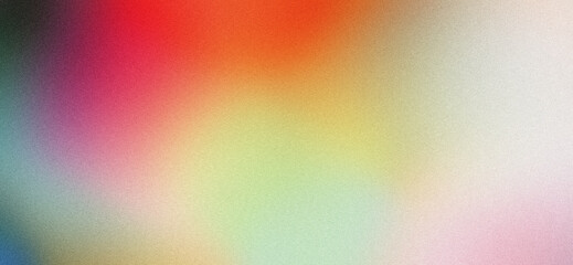 Blurred pastel background on white background with grainy texture