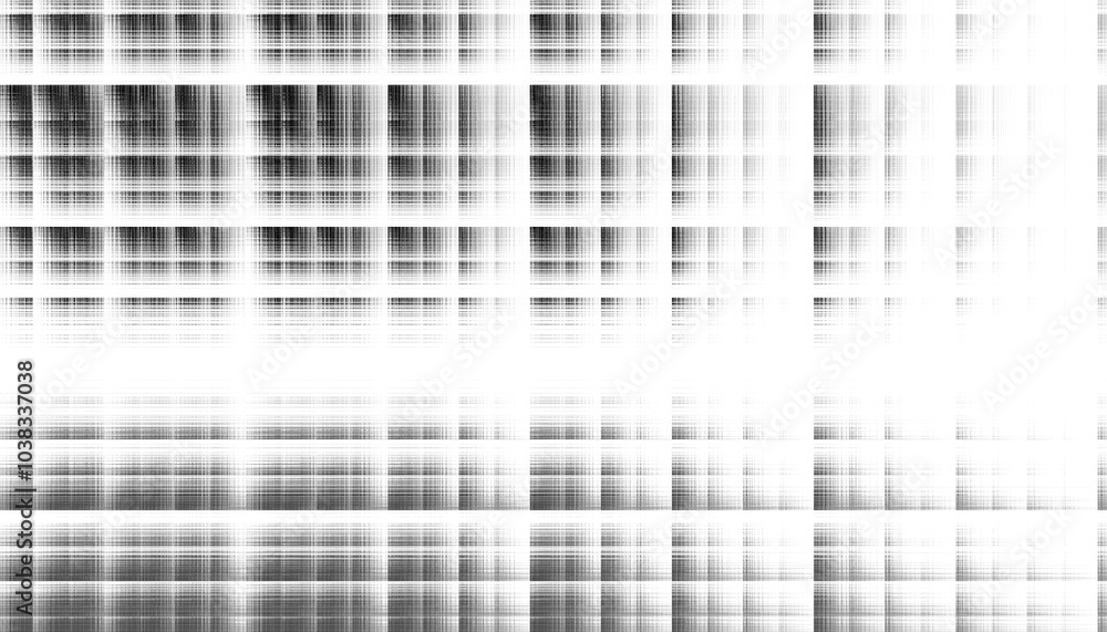 Leinwandbilder Modern abstract overlay transparent background texture with layers of black and gray transparent material in grunge lines in random geometric