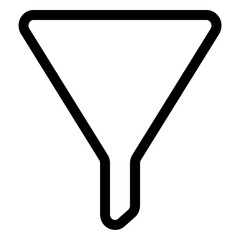 Filter Icon for Data Sorting, Search Refinement, and Organizing Content