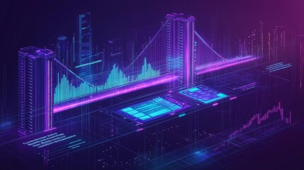 Naklejka premium Illustration concept Community Forex Trading for Remittances in colors