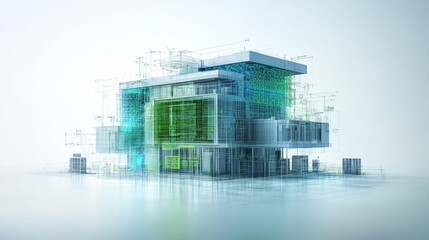 Cybersecurity Mesh Architecture for Financial Institutions in Stock Image