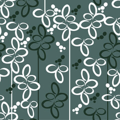 seamless floral pattern with flowers