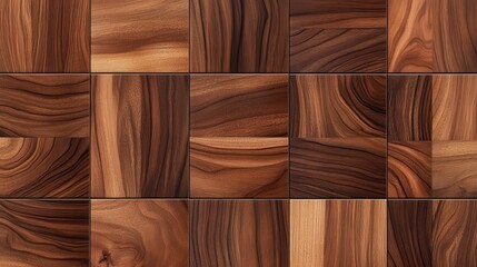 Seamless Wooden Texture, Walnut Wood Veneer, Wood Grain Pattern, Brown Wood Background, Natural Wood, Wooden Panel, Hardwood, Timber Texture