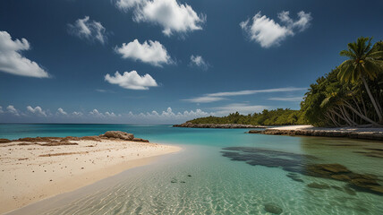 Tranquil Cuban Island with Clear Waters and Untouched Sand