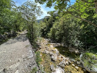 Torrential stream Velika Paklenica, Starigrad (Paklenica National Park, Croatia) - Wildbach Velika Paklenica, (Nationalpark Paklenica, Kroatien) - Bujični potok Velika Paklenica, Starigrad (Hrvatska)