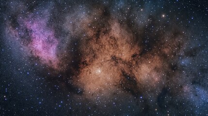 A Full HD image of a breathtaking night sky filled with countless twinkling stars, showcasing a deep blue and purple gradient, perfect for capturing the beauty of the cosmos.