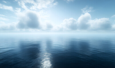 Obraz premium Sparkling sea, tranquil and beautiful water surface, mobile wallpaper, computer wallpaper, background