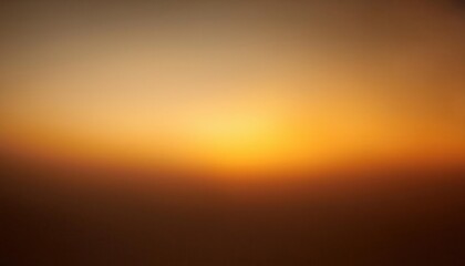 Expansive Golden Twilight Horizon with Soft Gradient Glow. Minimalist Depiction of Nature's Tranquil Sunset Transition for Meditative, Calm, and Serene Visual Themes