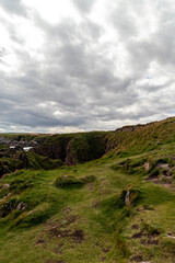 Naklejka premium Ruins of slains Castle scotland