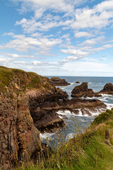 Ruins of slains Castle scotland