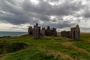 Obraz premium Ruins of slains Castle scotland