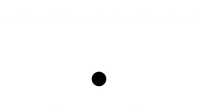 dot bounce on a puddle animated loading motion graphic alpha channel loop video design