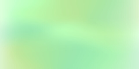 Soft abstract green gradient blurred background multicolored backdrop. Vector illustration.