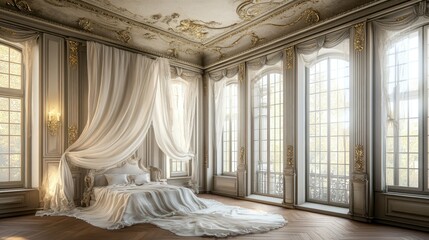Stunning 3D Render of Classic Bedroom Interior