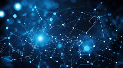 Fototapeta premium Stunning Geometric Blue Abstract Background Design