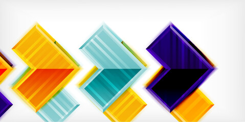 Arrow geometric abstract vector background. Vector Illustration For Wallpaper, Banner, Background, Card, Book Illustration, landing page