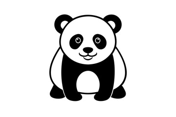 Creative Cute Animal line art vector design with a white background 