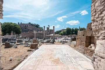 Fototapeta premium architecture, ancient heritage of Roman forum