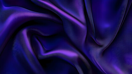 Fototapeta premium Dark Blue and Purple Silk Fabric Texture