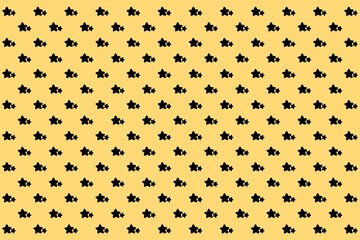 pattern, black stars pattern, yellow background with black stars, yellow background, black stars, wallpaper, background, pattern, fabric, paper, textile, wrapping, card, yellow, seamless pattern, star