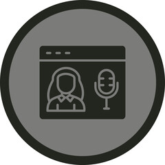 Webcast Icon Design
