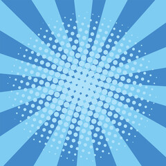 abstract background of sunburst. starburst with halftone. retro background