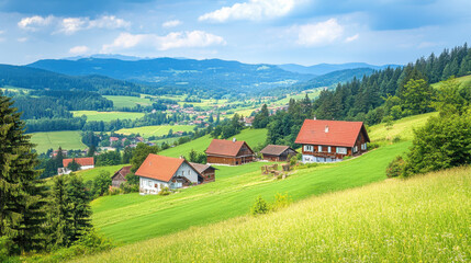 Stunning Landscape with Scenic Views and Vibrant Colors