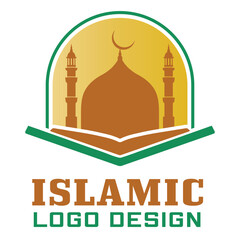 Islamic logo design template