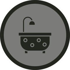 Bathtub Icon Design