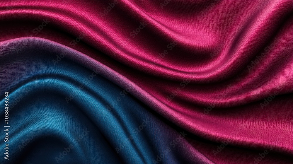Poster smooth 3d fabric texture background
