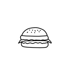 Fast Food Line Icon 