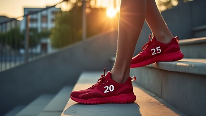 New year 2025 resolution healthy lifestyle new start concept.