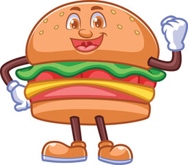 burger cartoon character
