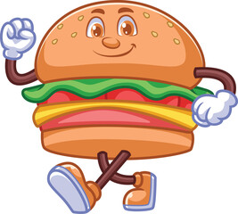 burger cartoon character