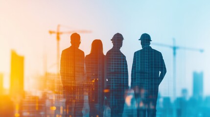 Fototapeta premium Diverse Professionals Overseeing Business Planning Development
