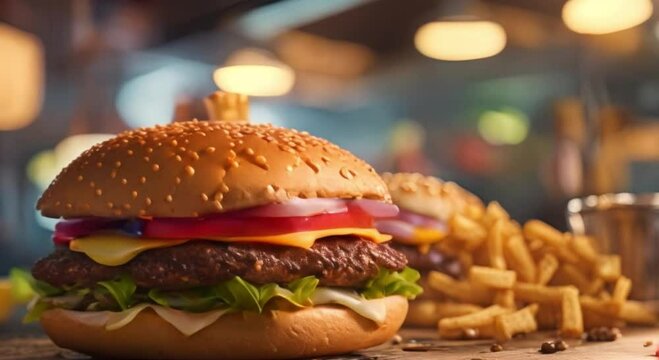 delicious and delicious burgers