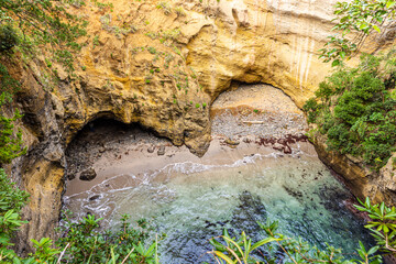 静岡県　龍宮窟の風景
