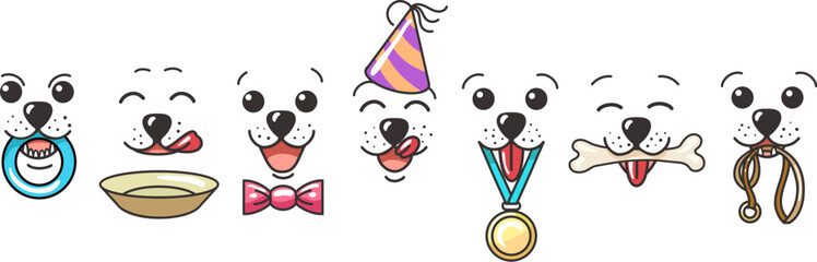 Cute Puppies mouth set