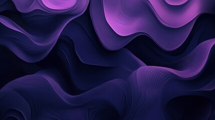 Obraz premium Abstract Purple and Blue Wavy Pattern