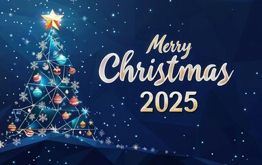 A Merry Christmas and Happy New Year banner featuring "Merry Christmas 2025" 