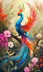 Mythical Chinese Bird