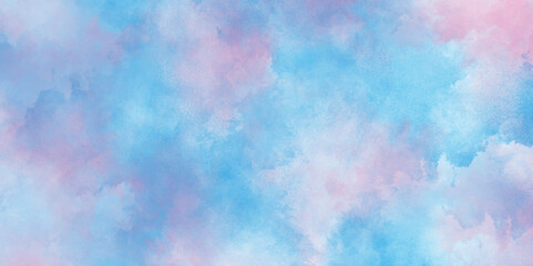 Abstract blue smoke on white  background, Beautiful abstract colorful multicolor texture,  sky blue watercolor, Hand painted blue paper, soft and splashed blue watercolor background, 	
