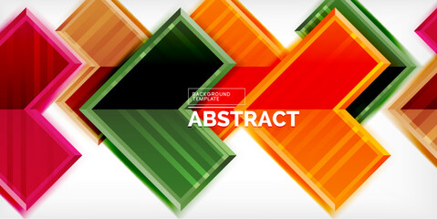 Arrow geometric abstract vector background. Vector Illustration For Wallpaper, Banner, Background, Card, Book Illustration, landing page