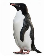 アデリーペンギン（Adelie Penguin on white background）
