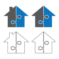 house puzzle icon