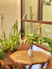 Cafe flower