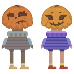 pumpkin’s face,