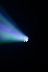 Professional video projector light beam for cinema film and video projection. Concept: Technology,...